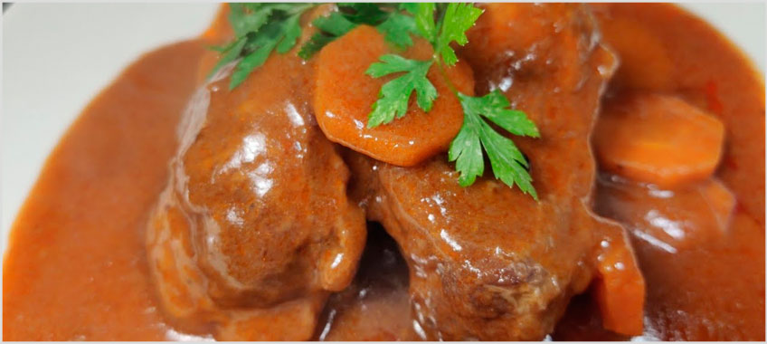 Estofado de carrilleras de res